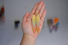 Load image into Gallery viewer, íxp̓a : good tasting. 24k gold and peach moonstone