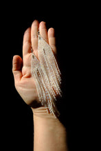 Load image into Gallery viewer, c̓u’énx̄ - winter - icicle w bicone crystal n sterling silver